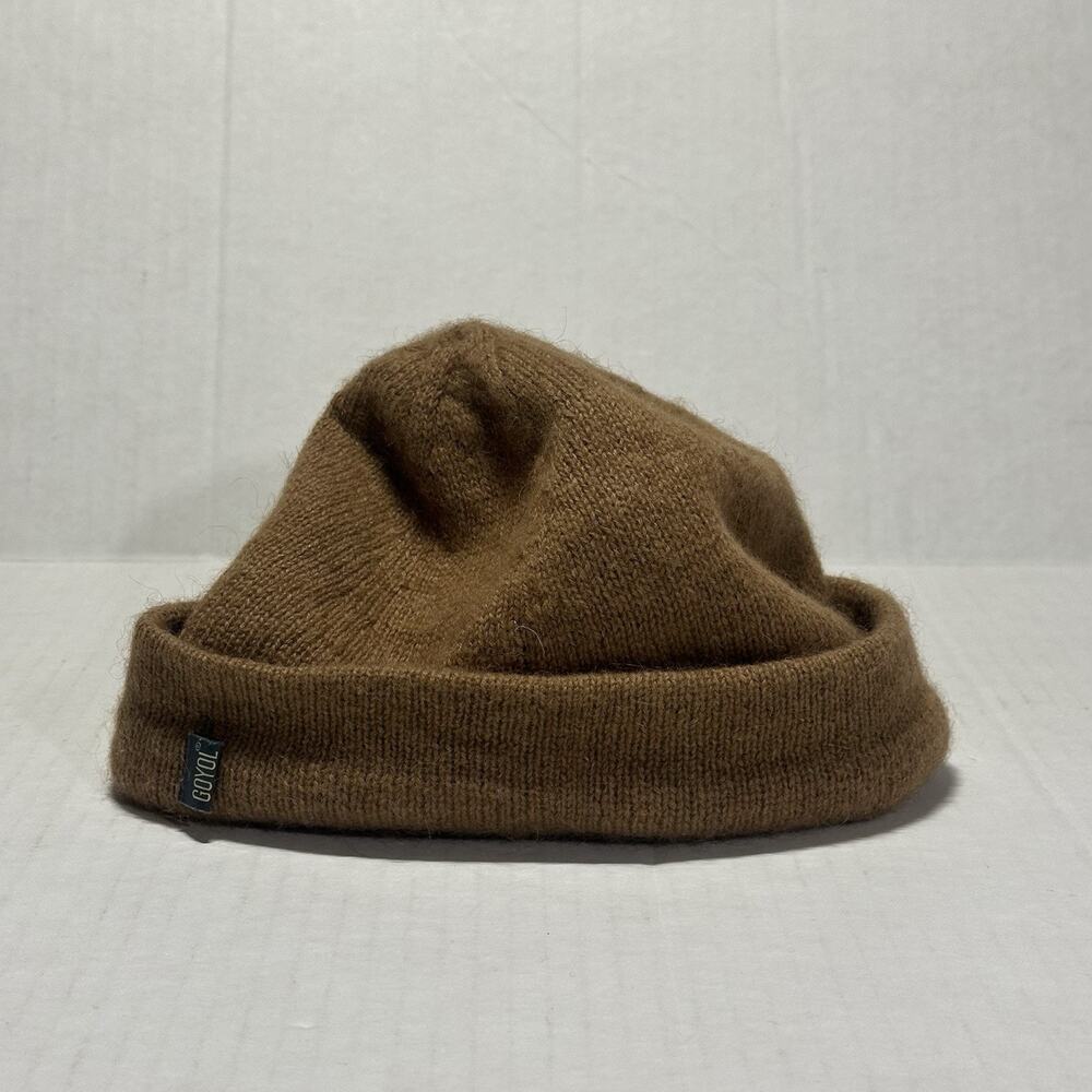 Goyol Mongolian Cashmere Beanie One Size Tan